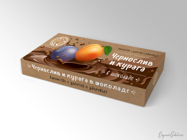 №2 Чернослив и курага в шоколаде, 220г в Алексеевке