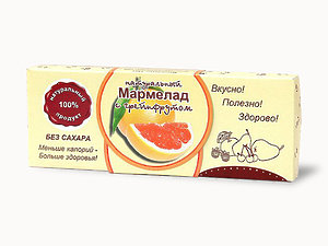  Мармелад натуральный "Грейпфрут" 140г в Алексеевке