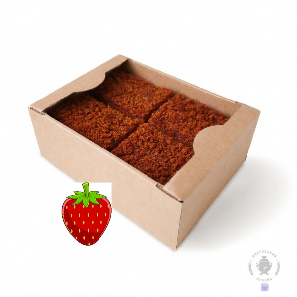 №3 Пряник 1кг с фруктовой начинкой Клубника в Алексеевке