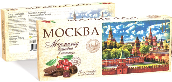  Сладарт Мармелад Вишневый в тёмном шоколаде, 150г   в Алексеевке